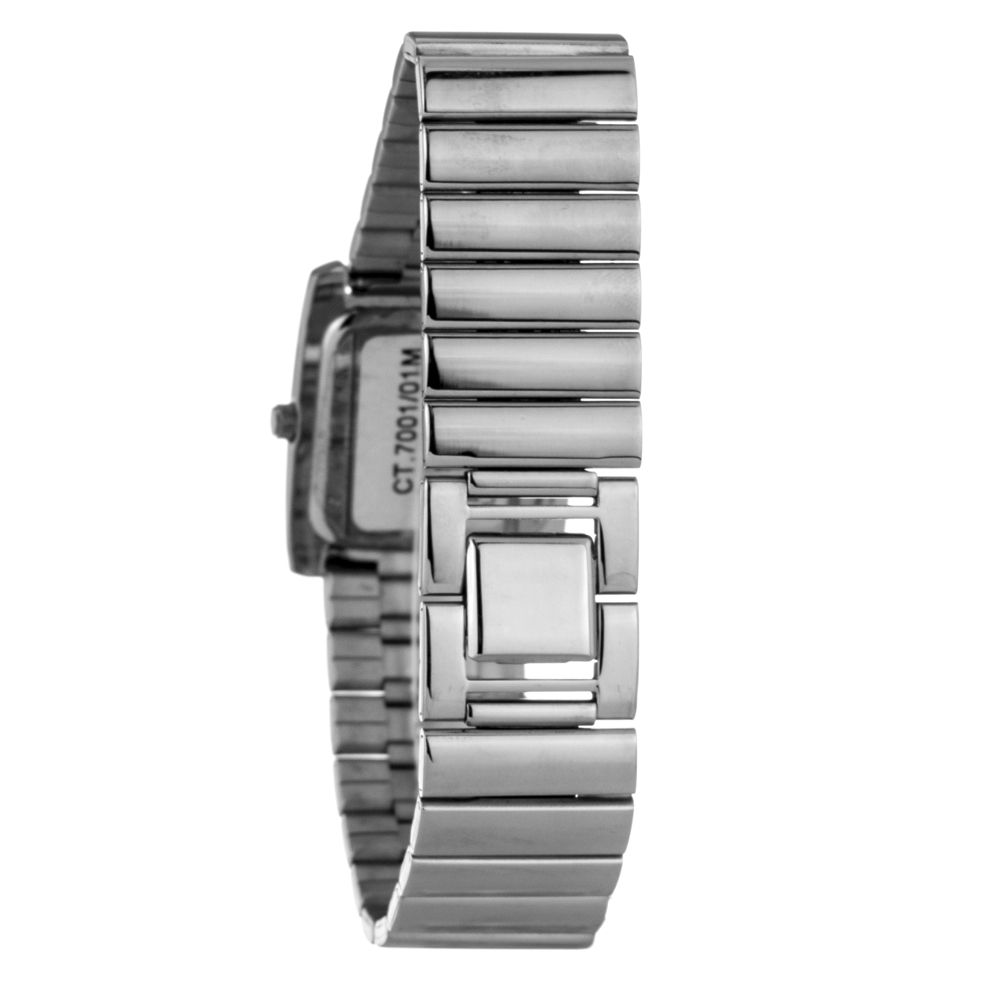 Chronotech Silver Stainless Steel Dress Watch Chronotech