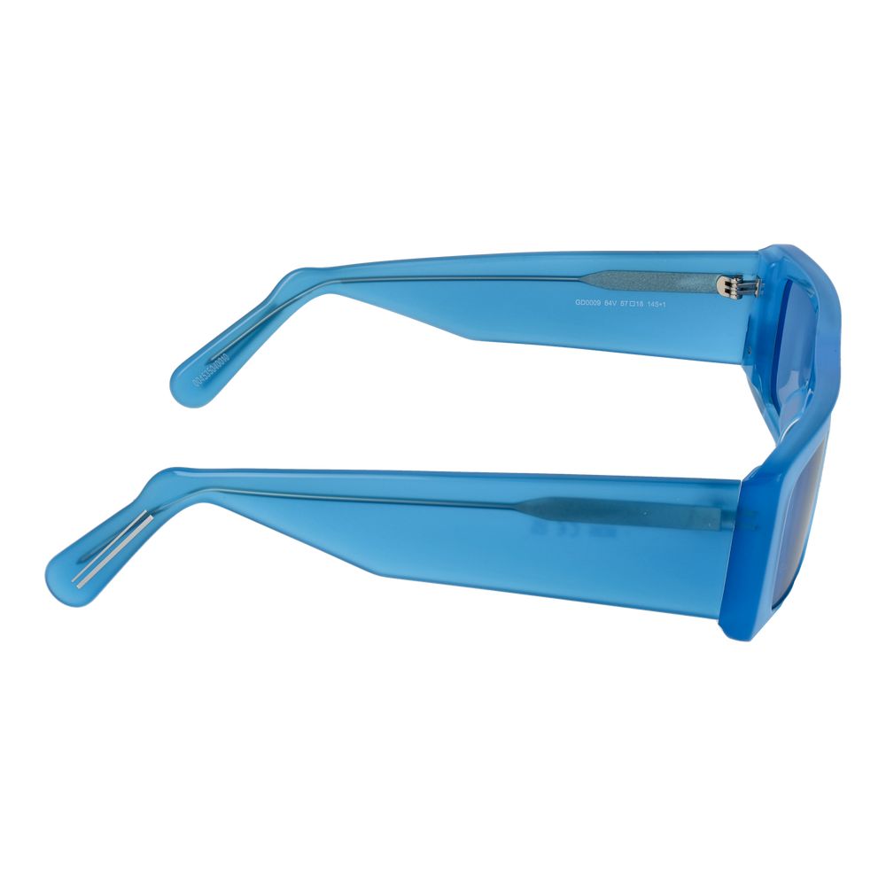 GCDS Blue Plastic Sunglasses GCDS