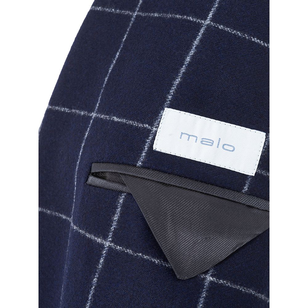 Malo Blue Wool Blazer Malo