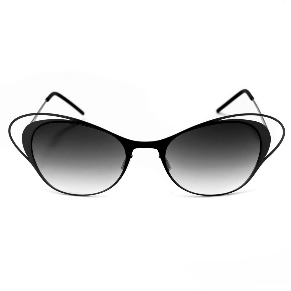 Italia Independent Black Metal Sunglasses