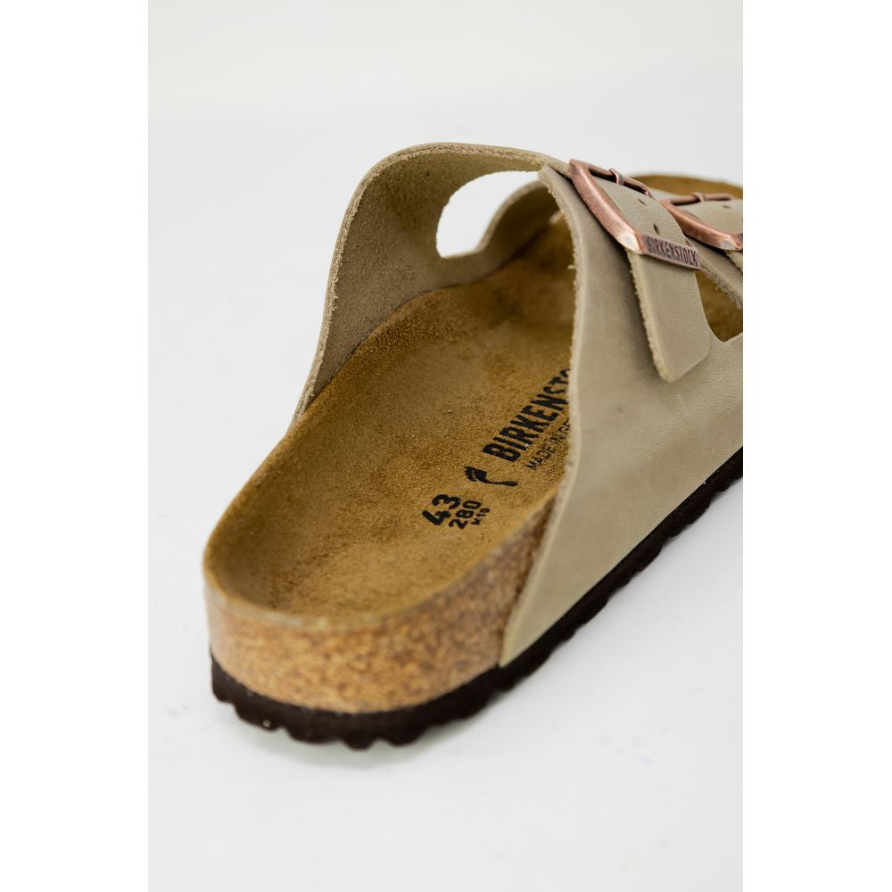 Birkenstock Beige Synthetic Slippers Birkenstock