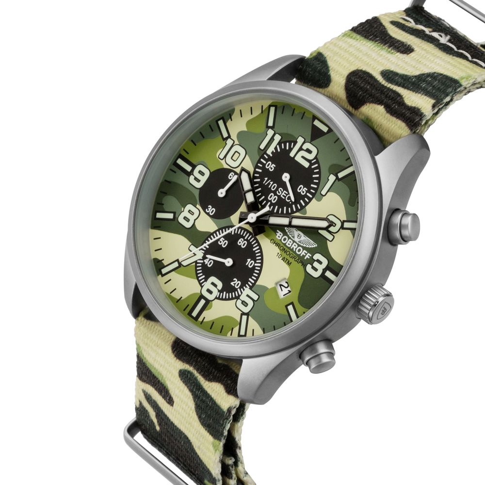 Bobroff Army Nylon Sport Watch Bobroff