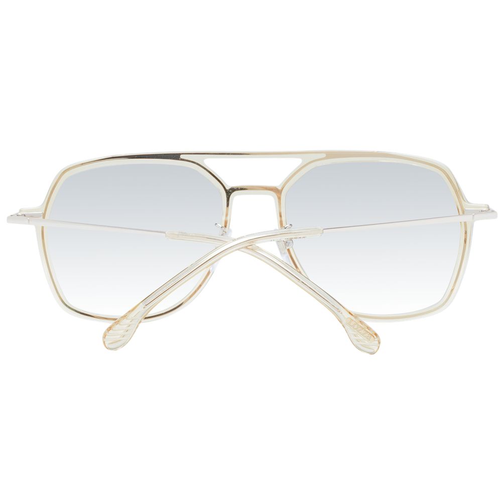 Lozza Beige Acetate & Plastic Sunglasses