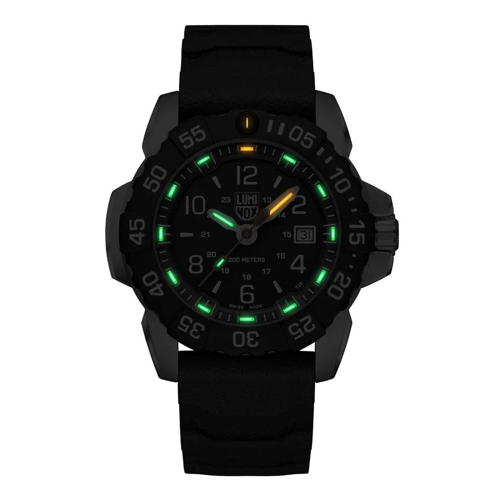 Luminox Black Rubber Sport Watch Luminox