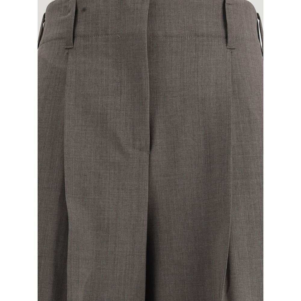 P.A.R.O.S.H. Gray Elastane Dress Pants P.A.R.O.S.H.