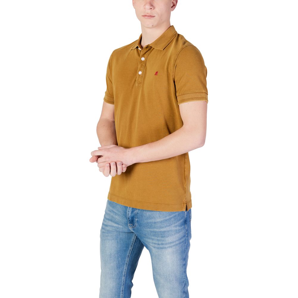 Replay Bronze Cotton Polo Shirt Replay