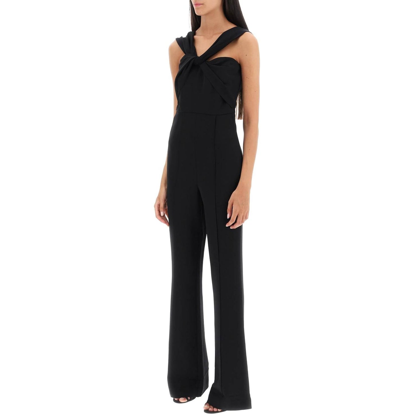 Roland Mouret jumpsuit with twisted neckline Jumpsuits Roland Mouret