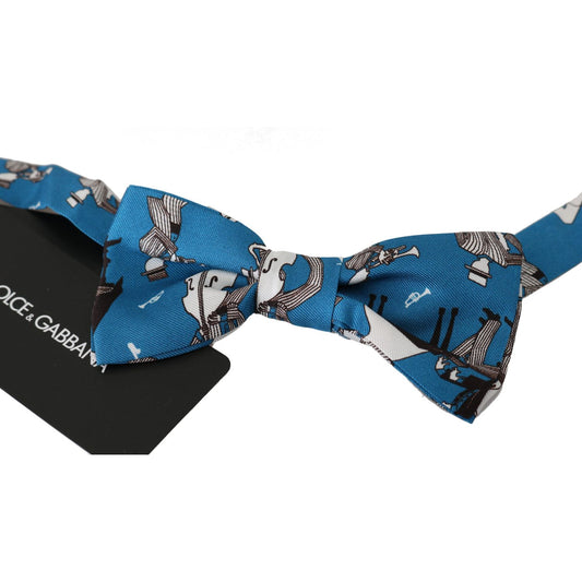 Dolce & Gabbana Elegant Silk Jazz Club Bow Tie Bow Tie Dolce & Gabbana