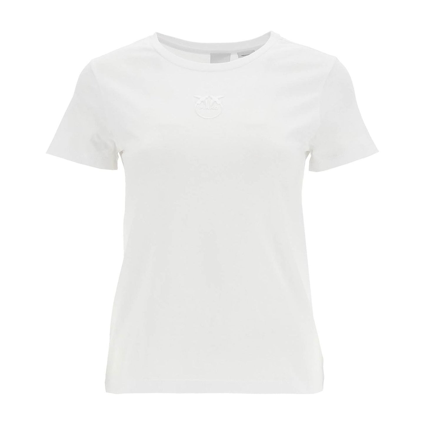 Pinko crew neck t-shirt in lightweight cotton jersey Topwear Pinko