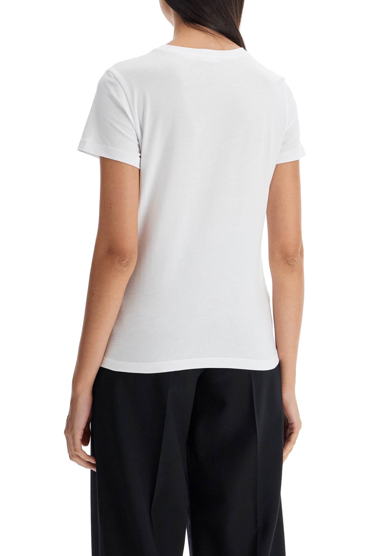 Pinko short-sleeved t-shirt with embroidery Topwear Pinko