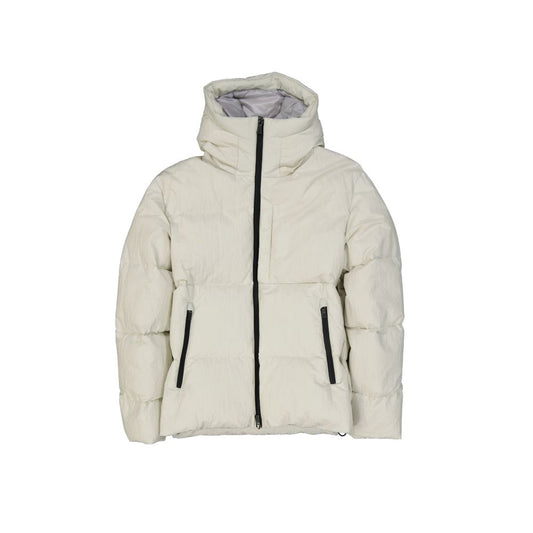 Herno White Polyamide Full-Length Jacket
