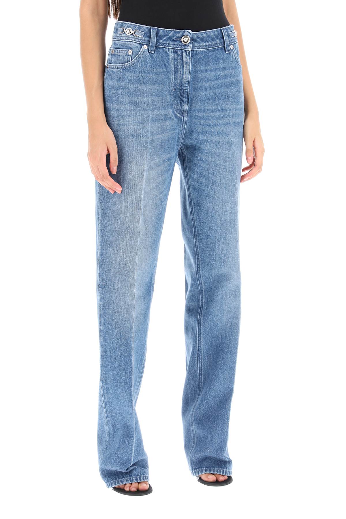 Versace boyfriend jeans with tailored crease Jeans Versace