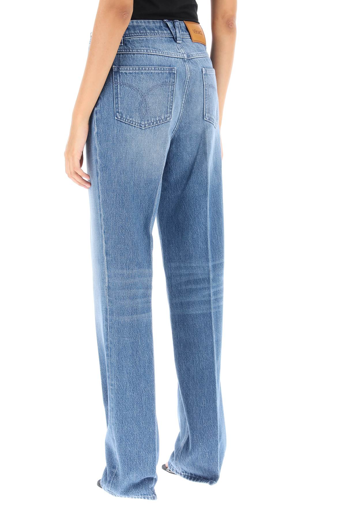 Versace boyfriend jeans with tailored crease Jeans Versace