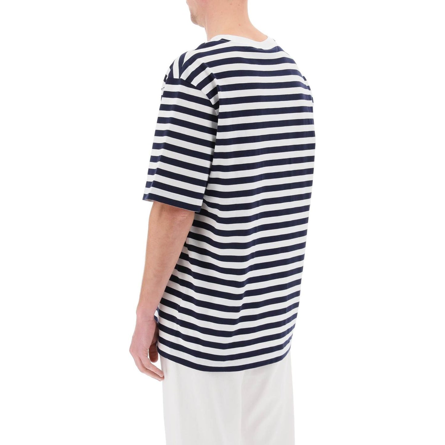 Versace nautical stripe t-shirt Topwear Versace