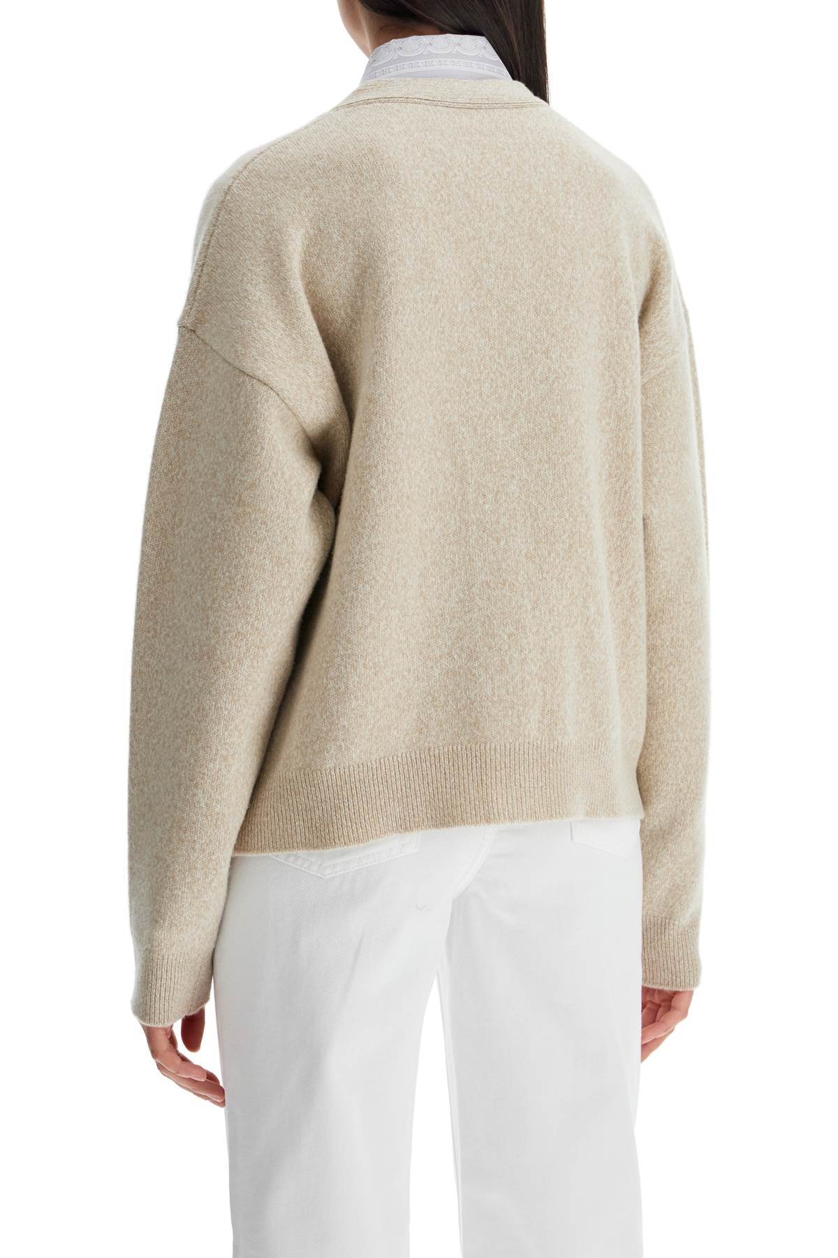 Versace 'oversized wool and cashmere Knitwear Versace