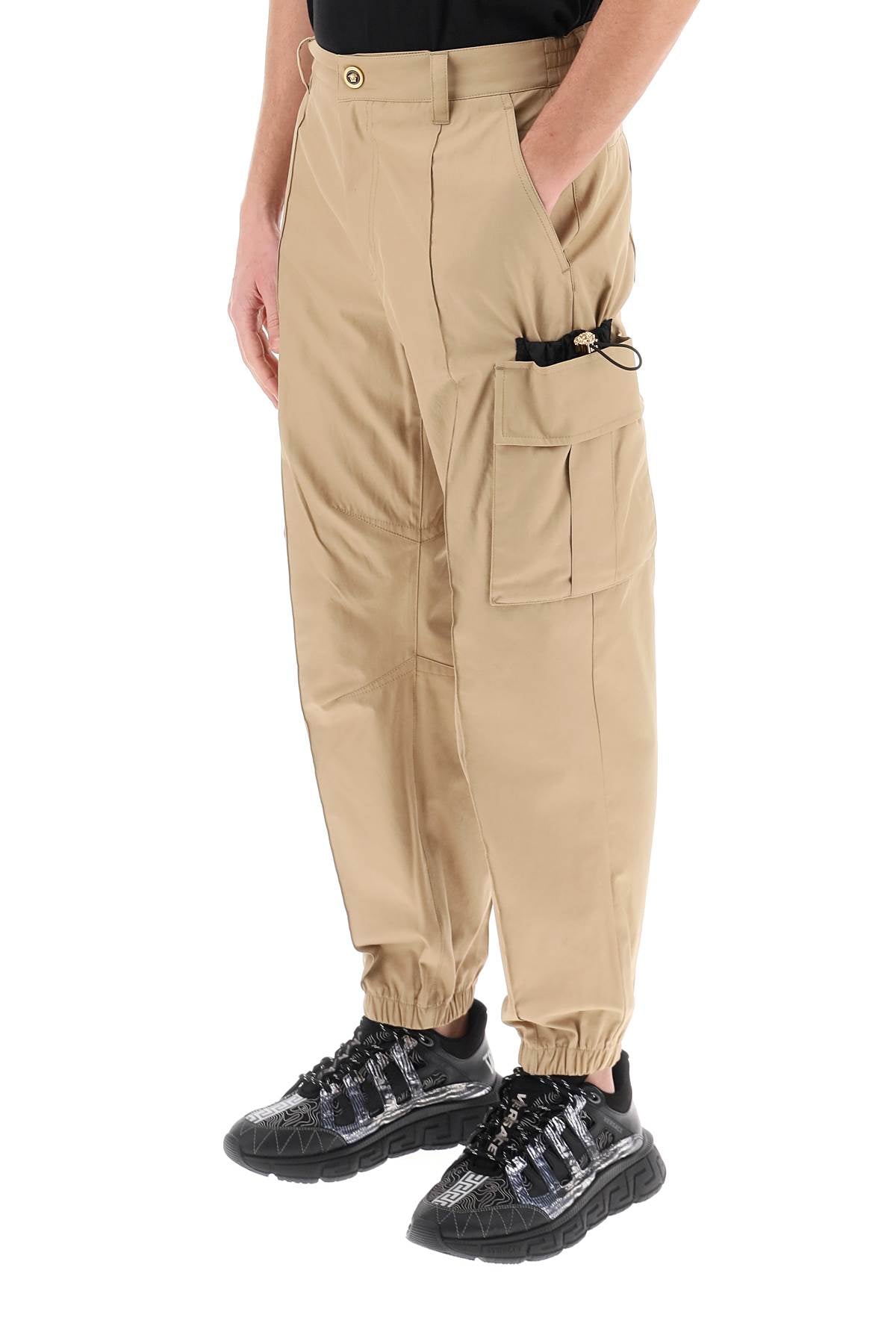 Versace medusa cargo pants