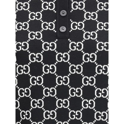 Gucci Black Wool Oves Aries Dress Shirt