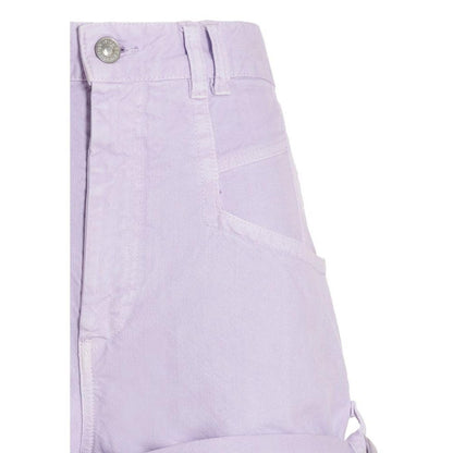 Isabel Marant Purple Cotton Shorts