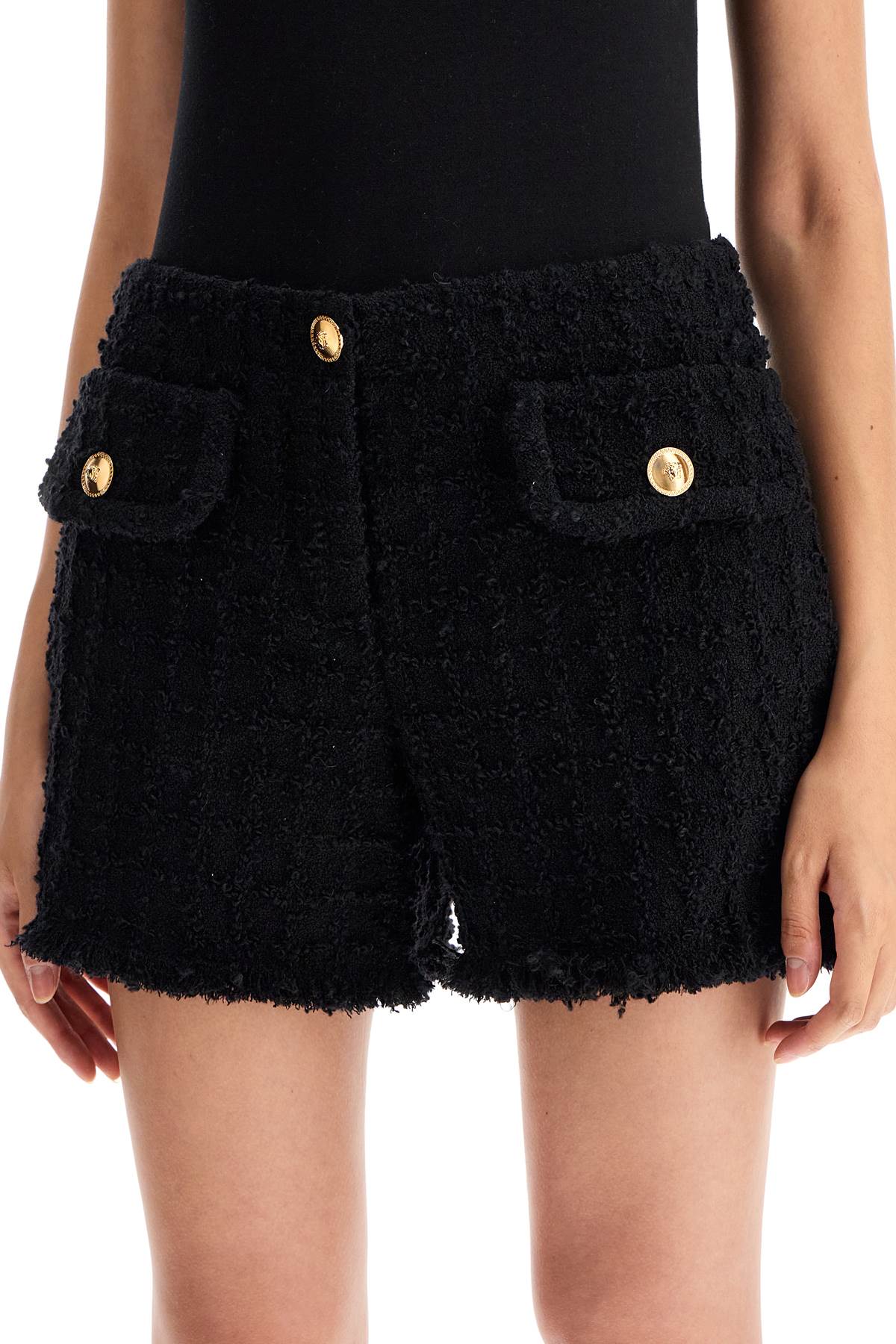 Versace "heritage tweed mini shorts Short trousers Versace