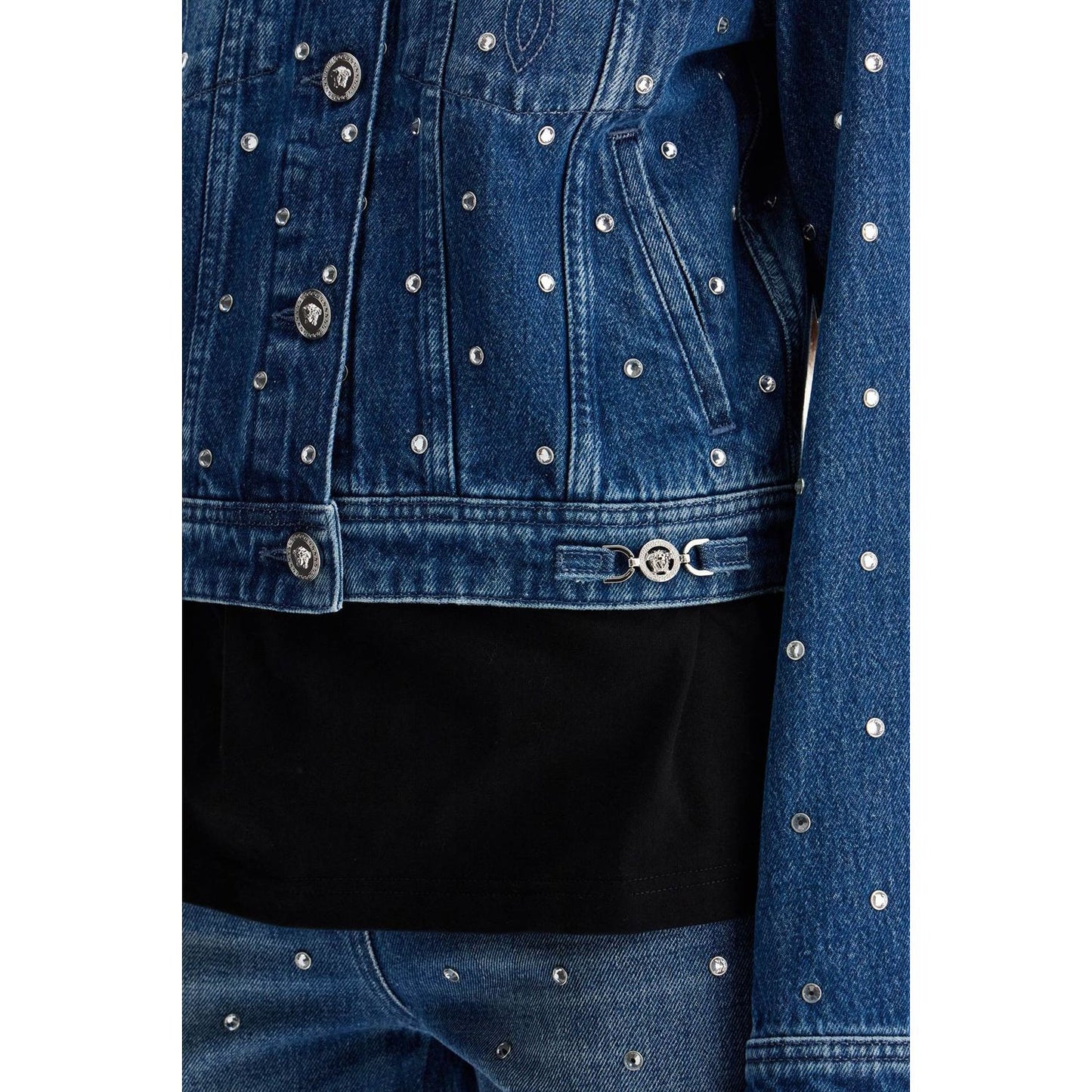 Versace 'starry sky denim jacket Jackets Versace