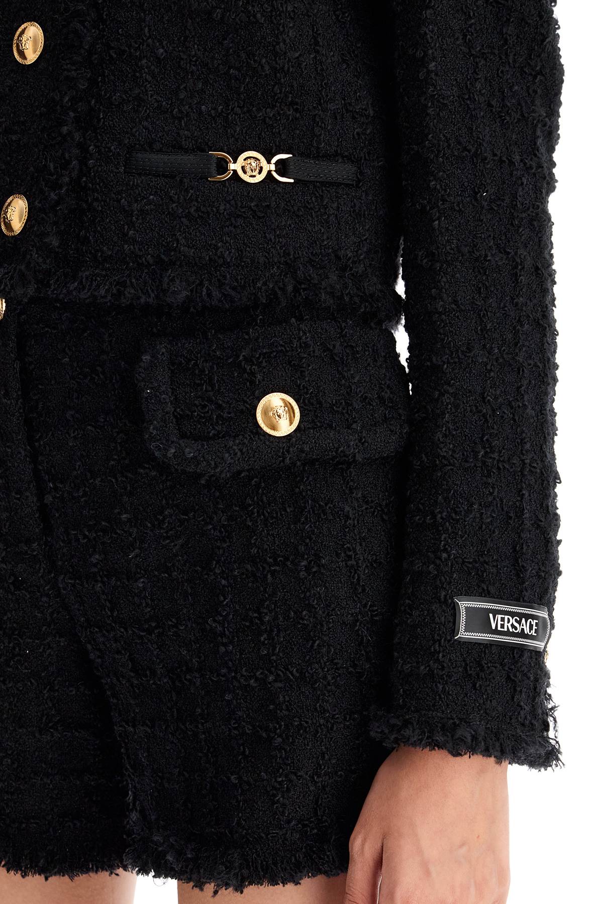 Versace short tweed heritage jacket Jackets Versace