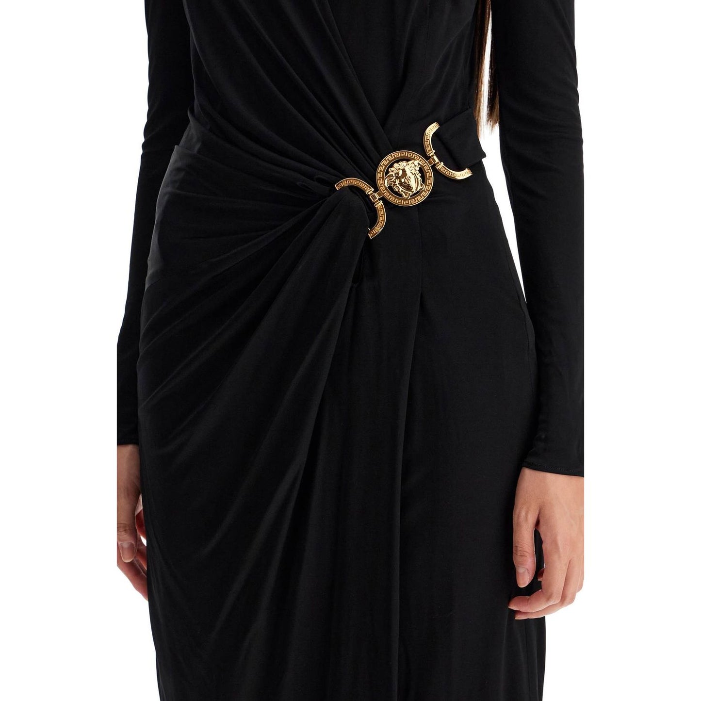 Versace draped jersey dress Dresses Versace