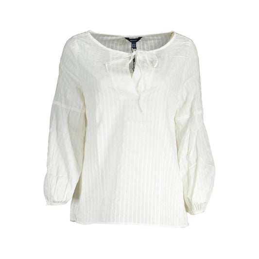 Gant White Cotton Blouse