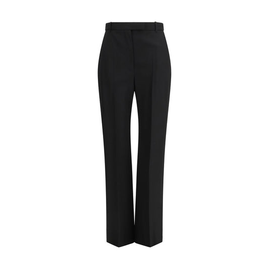 Alexander McQueen Black Wool Oves Aries Dress Pants