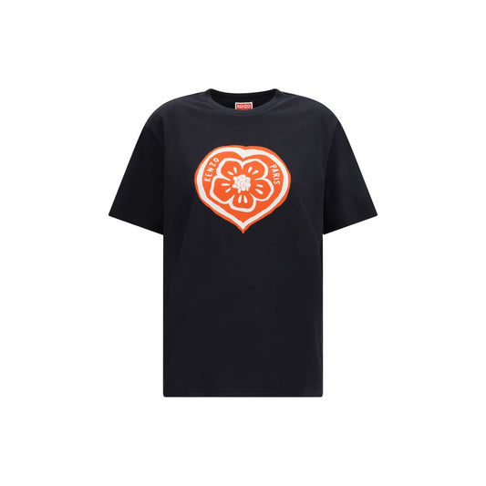 Kenzo Black Cotton T-Shirt 1728,72470364320,Black,Clothing,Kenzo,M,New with tags,S,T-Shirts - Clothing,T-Shirts - T-Shirts - Clothing,Women,XS