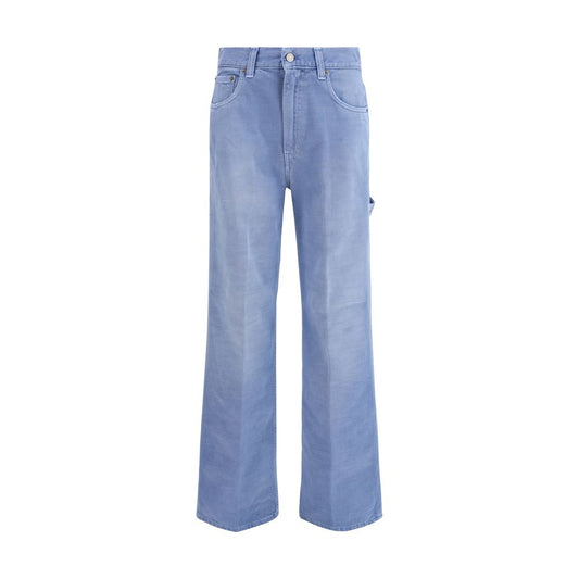 Haikure Blue Cotton Relaxed Fit Jeans 1728,72470364320,Blue,Clothing,Haikure,Jeans Denim - Clothing,New with tags,Relaxed Fit Jeans - Jeans Denim - Clothing,W27,W29,W30,W31,Women