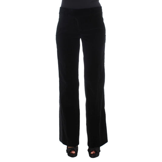 Ermanno Scervino Black Viscose Pants