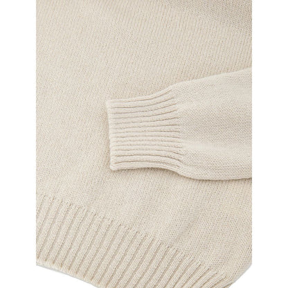 Gran Sasso Beige Wool Turtleneck