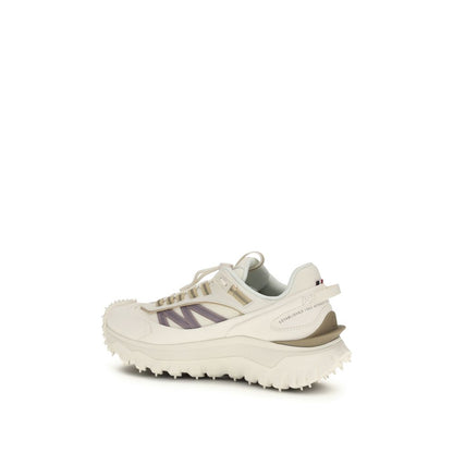 Moncler White Polyester Athletic Sneakers
