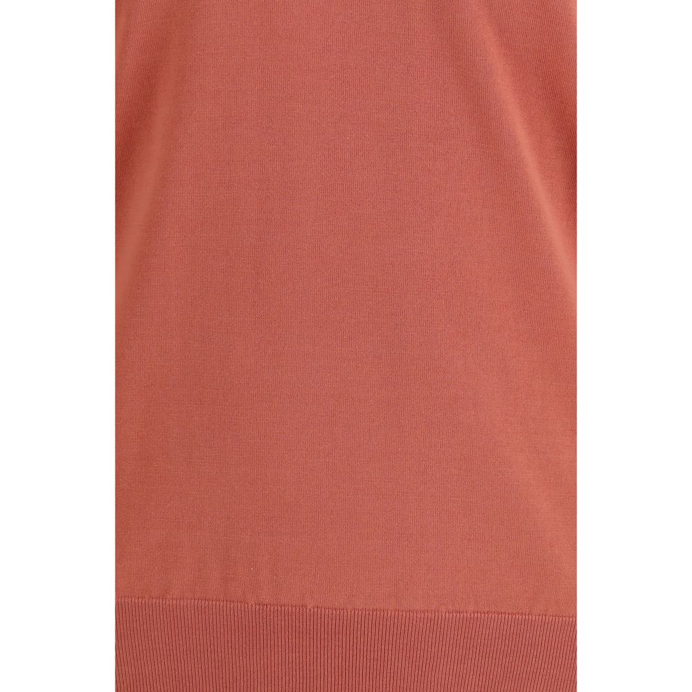 Brunello Cucinelli Orange Cotton Sweatshirt