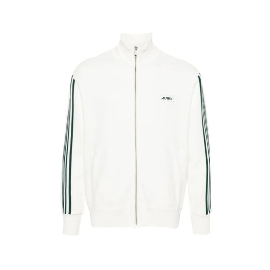 Autry White Nylon Sweatshirt