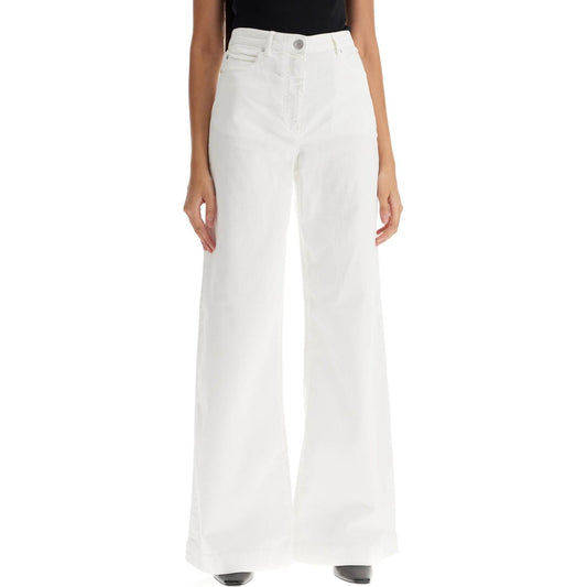 Pinko wide leg twill trousers in italian Trousers Pinko