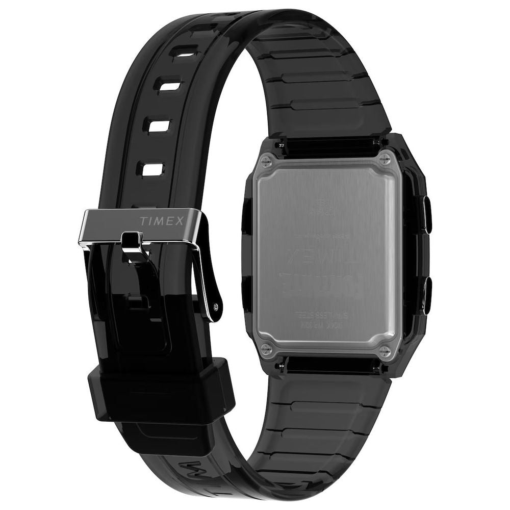 Timex Black Rubber Digital Watch 1728,67434610848,Accessories,Black,Digital Watches - Watches - Accessories,Men,New with tags,Timex,Watches - Accessories