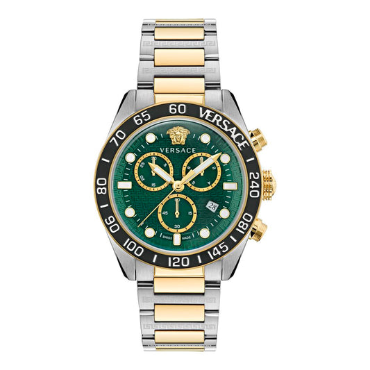 Versace Gray Stainless Steel Dress Watch