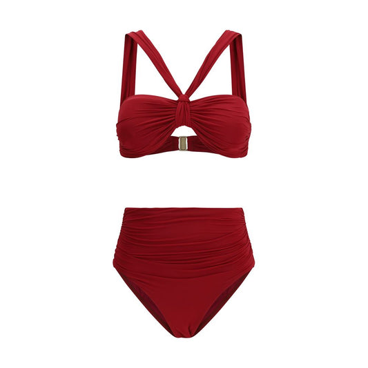 Zimmermann Bordeaux Polyester Bikini 1,1728,2,72470364320,Bikinis - Swimwear - Clothing,Bordeaux,Clothing,New with tags,Swimwear - Clothing,Women,Zimmermann