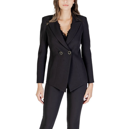 Rinascimento Black Polyester Blazer 1728,71956299936,Black,Blazers - Suits & Blazers - Clothing,Clothing,New with tags,Rinascimento,Suits & Blazers - Clothing,Women,XL