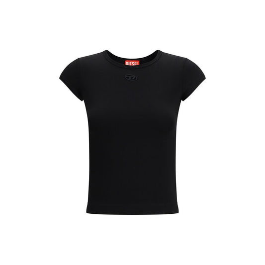 Diesel Black Cotton Sportswear 1728,72470364320,Black,Clothing,Diesel,L,M,New with tags,S,Sportswear - Clothing,T-Shirts - Clothing,Women