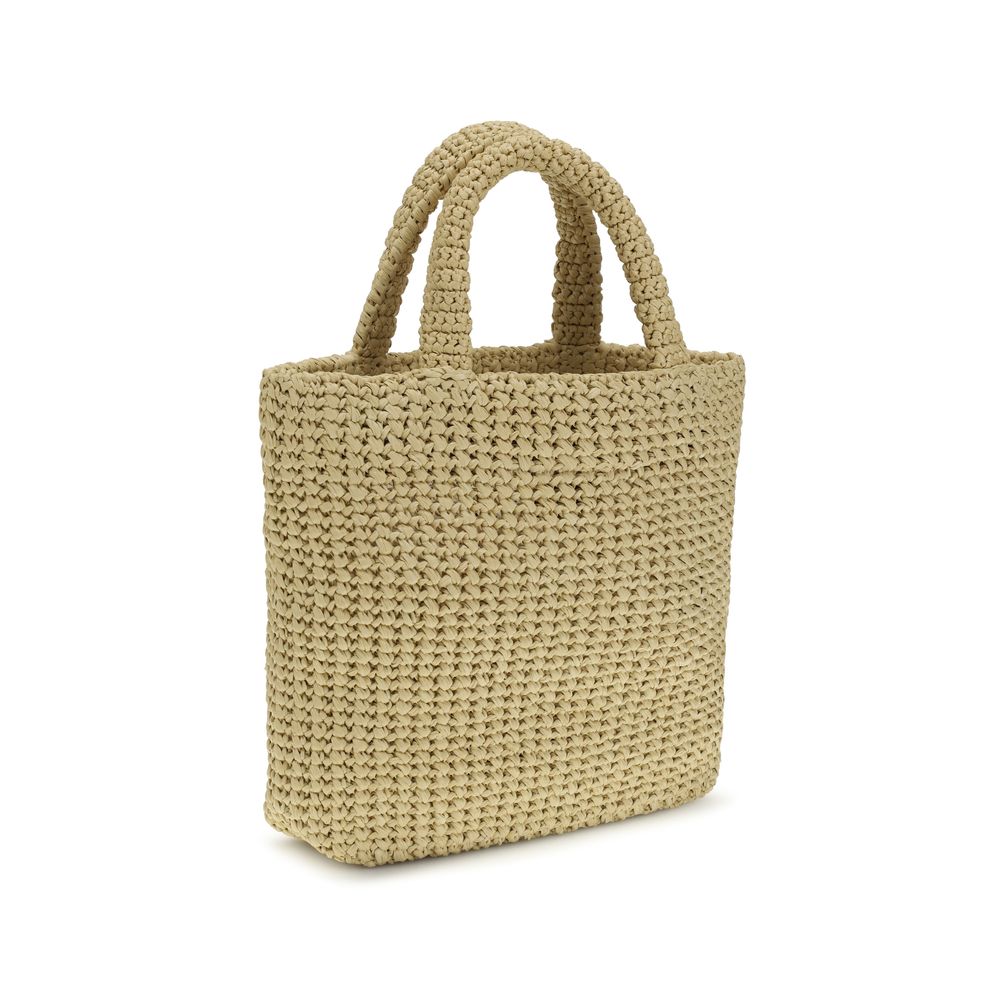 Prada Beige The straw Handbag