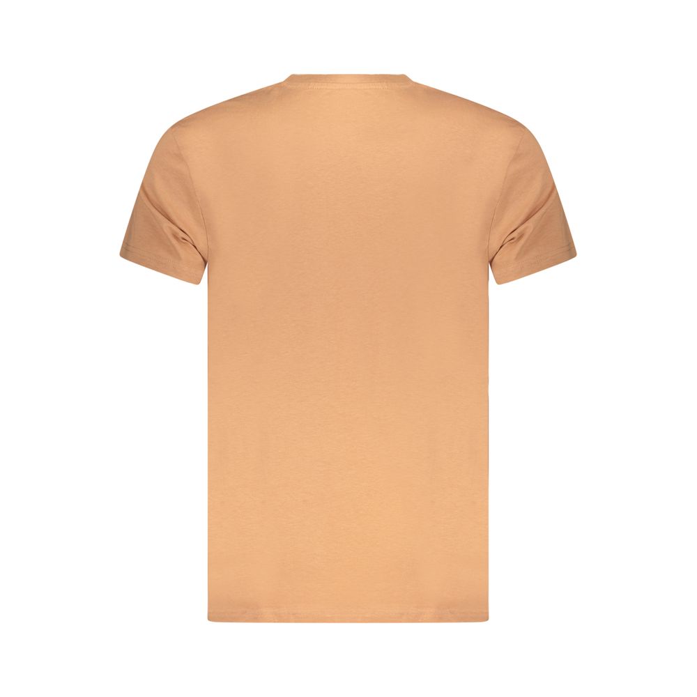 Iceberg Marrone Cotton Men T-Shirt