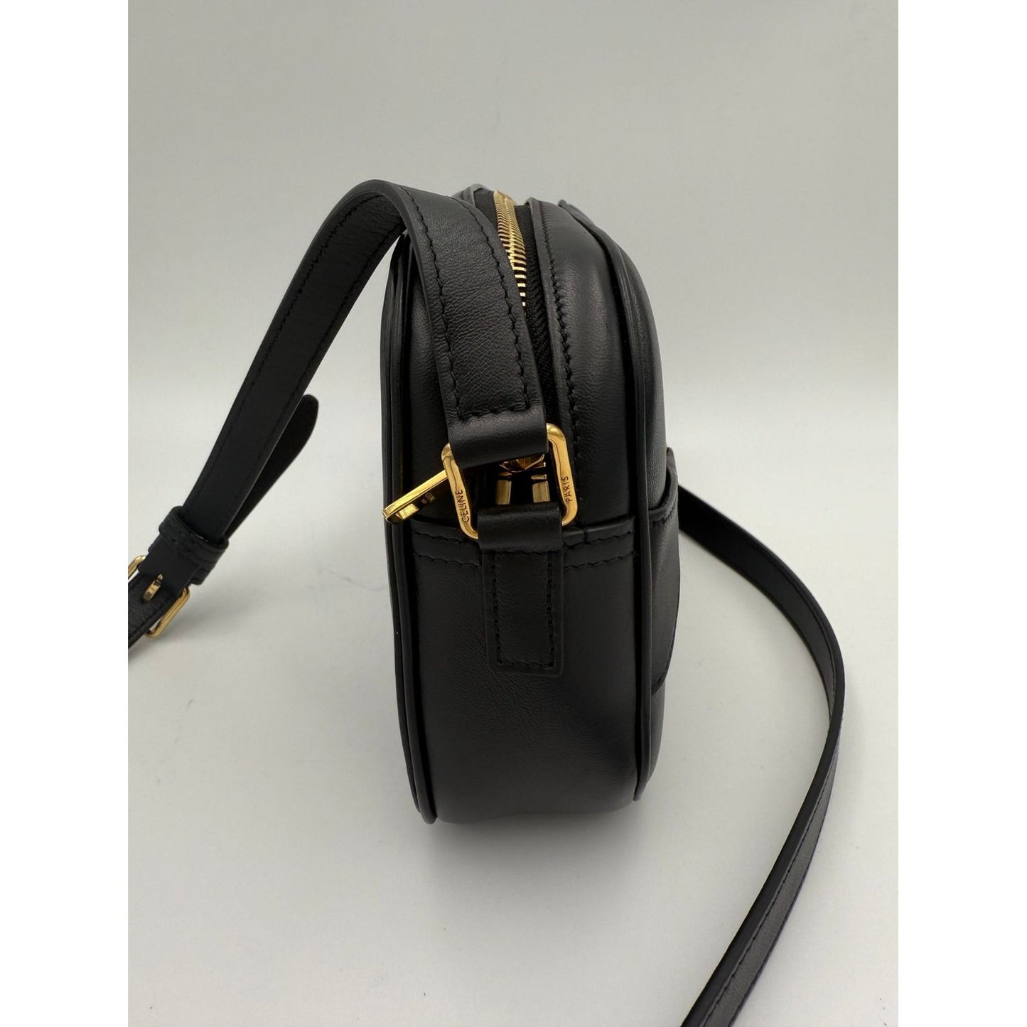 Celine CELINE CRECY Plain Black Handbag
