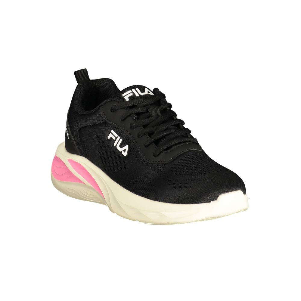 Fila Black Polyester Women Sneaker 1728,67403481248,Athletic - Sneakers - Shoes,Black,EU36/US6,EU37/US7,EU38/US8,EU39/US9,EU40/US10,EU41/US11,Fila,New with tags,Shoes,Sneakers - Shoes,Women