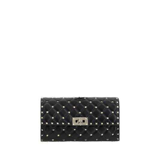 Valentino Garavani Black Lamb Ovis Aries Aries Shoulder Bag
