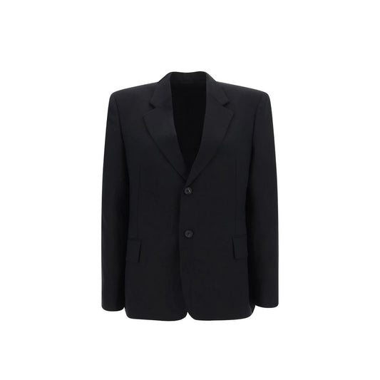 Balenciaga Black Wool Full-Length Jacket