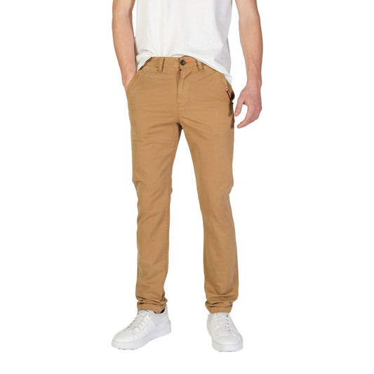 Superdry Beige Cotton Skinny Pants