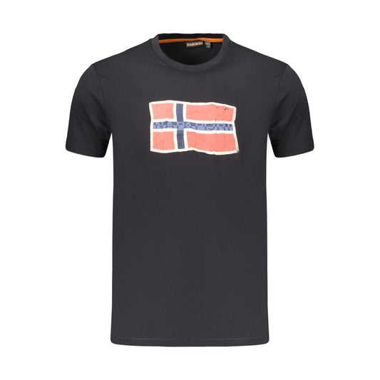 Napapijri Black Cotton Men's Shirt