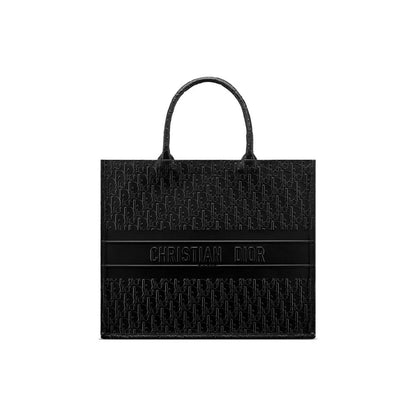 Dior Black Calfskin Tote Bag